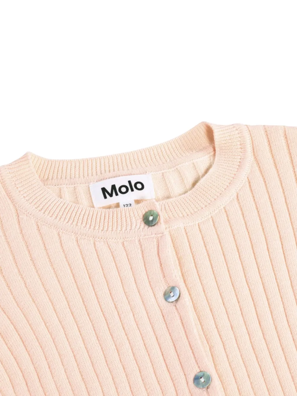 Molo Ribgebreid vest Roze