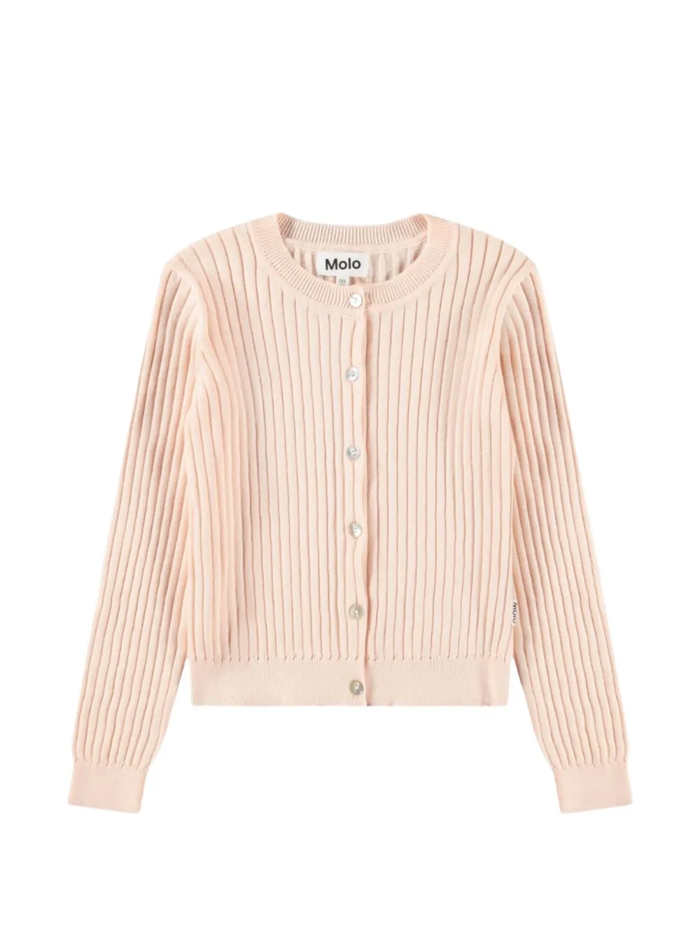 Molo ribbed-knit cardigan - Rosa