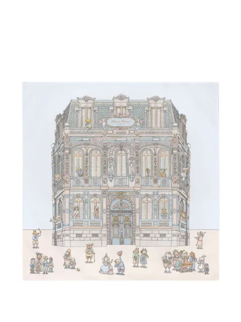 Atelier Choux graphic-print bib
