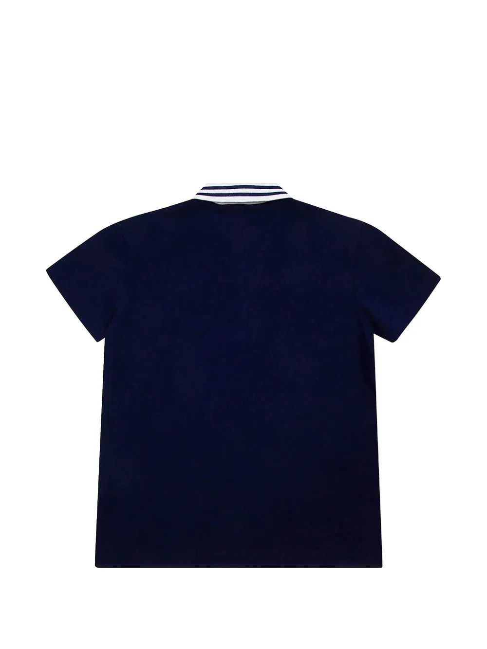 Fendi Kids Poloshirt met grafische print Blauw