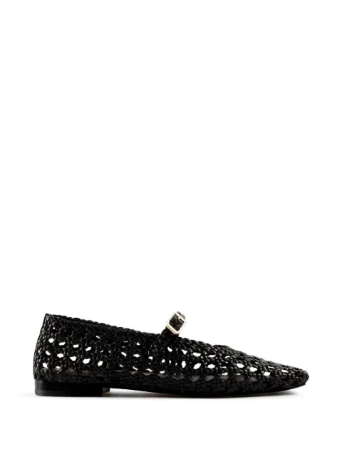 Souliers Martinez Paris woven buckle-fastening ballet flats