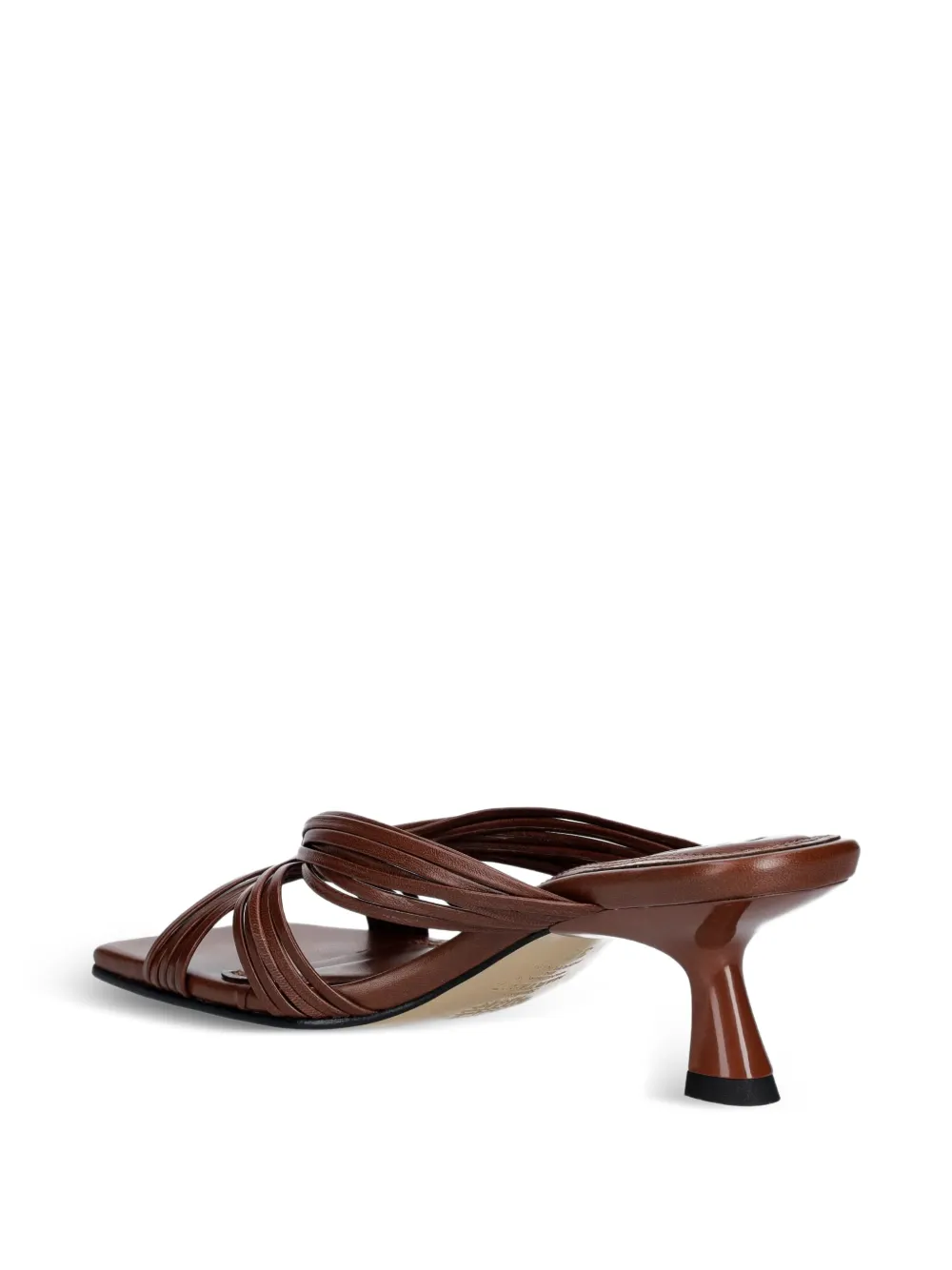 Souliers Martinez Amanda geknoopte sandalen Bruin