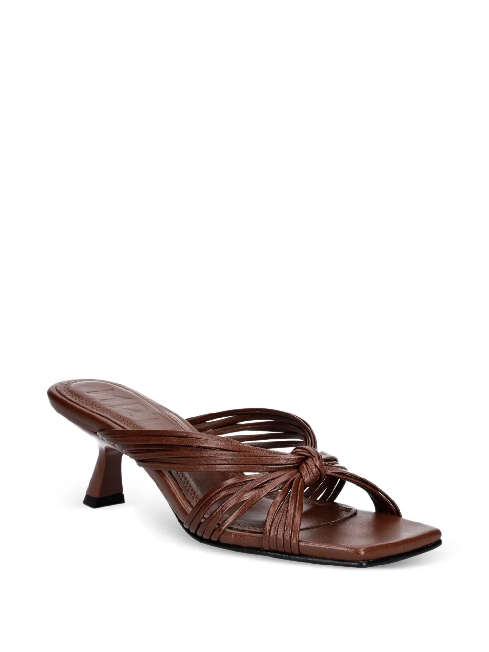 Souliers Martinez Amanda geknoopte sandalen Bruin
