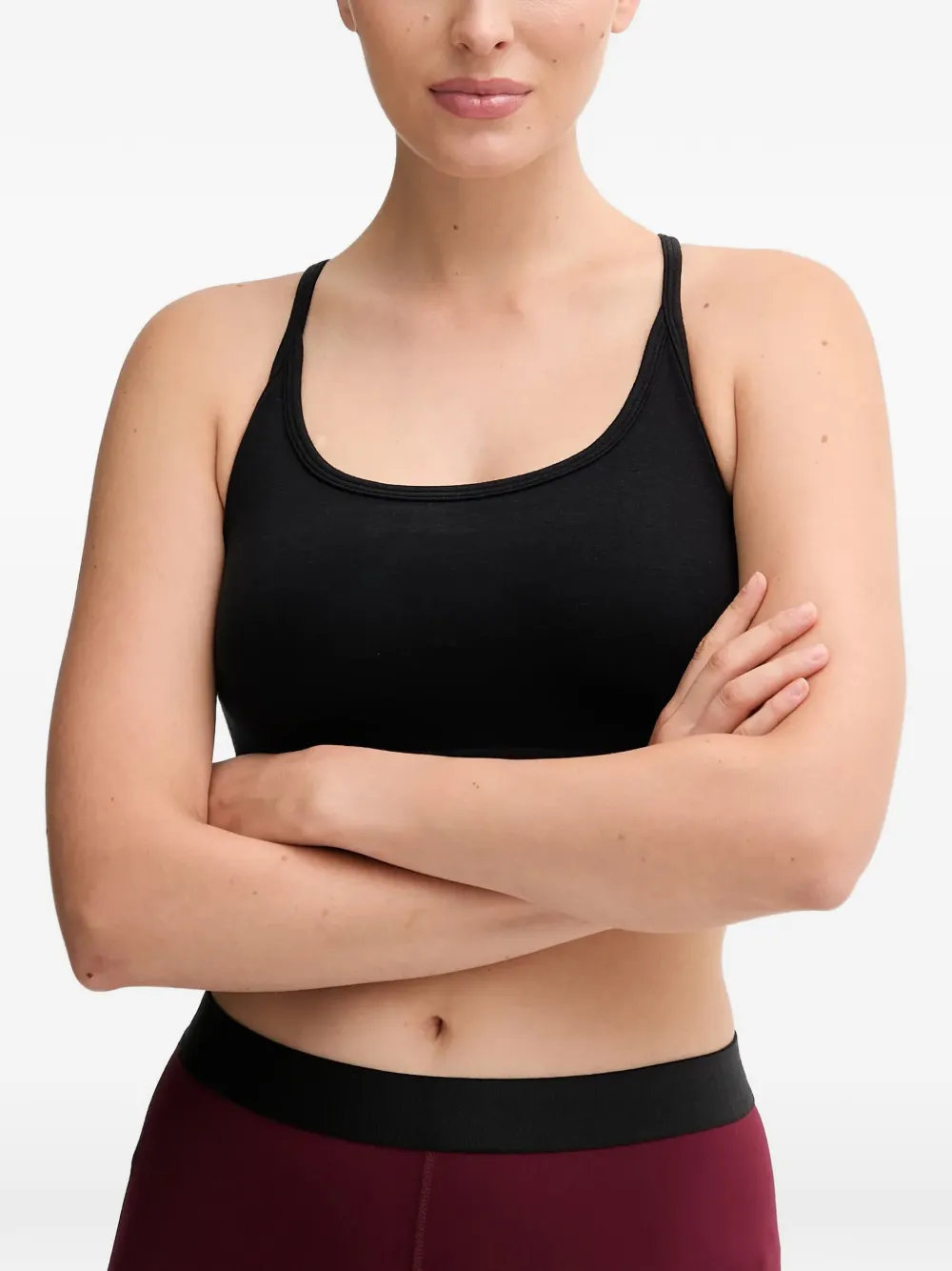 Smartwool Sport-bh met racerback Zwart