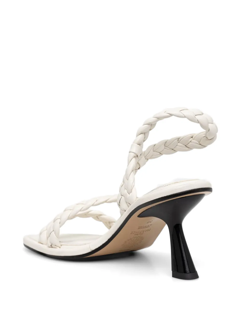 Souliers Martinez Isa braided sandals Wit