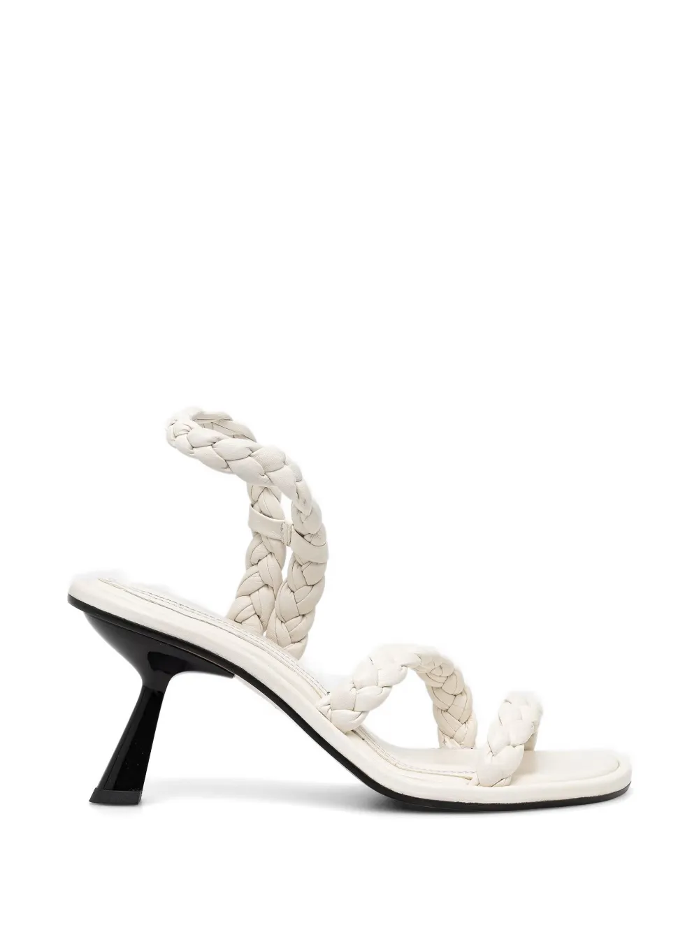 Souliers Martinez Isa braided sandals Wit