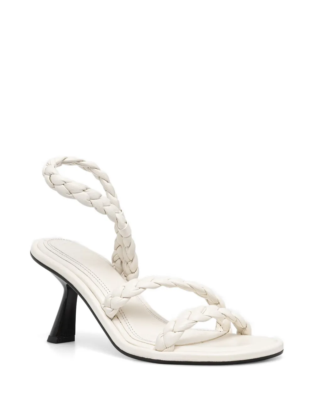 Souliers Martinez Isa braided sandals Wit