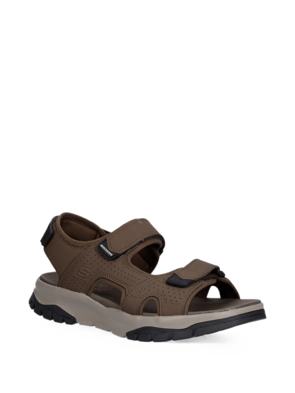 Skechers Wagner sandalen met klittenband Bruin