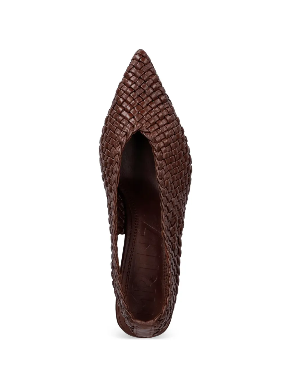 Souliers Martinez Bianca woven pumps Bruin