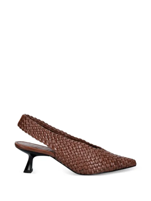 Souliers Martinez Bianca woven pumps