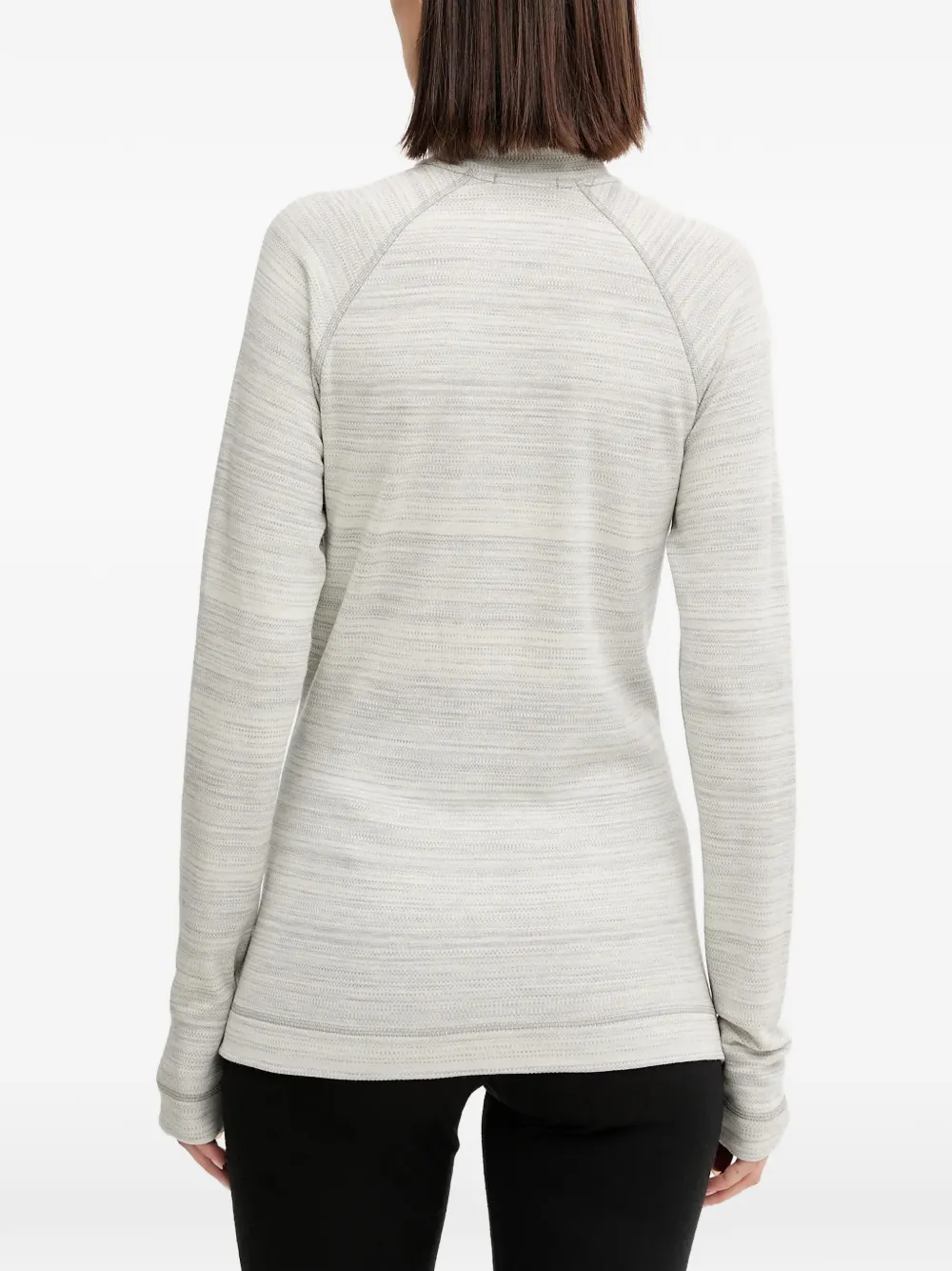 Smartwool Thermotop met raglanmouwen en kwartrits Grijs