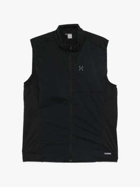 Haglöfs logo-print zip-up jacket