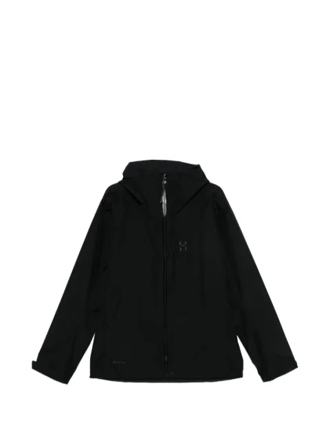 Haglöfs logo-patch hooded jacket
