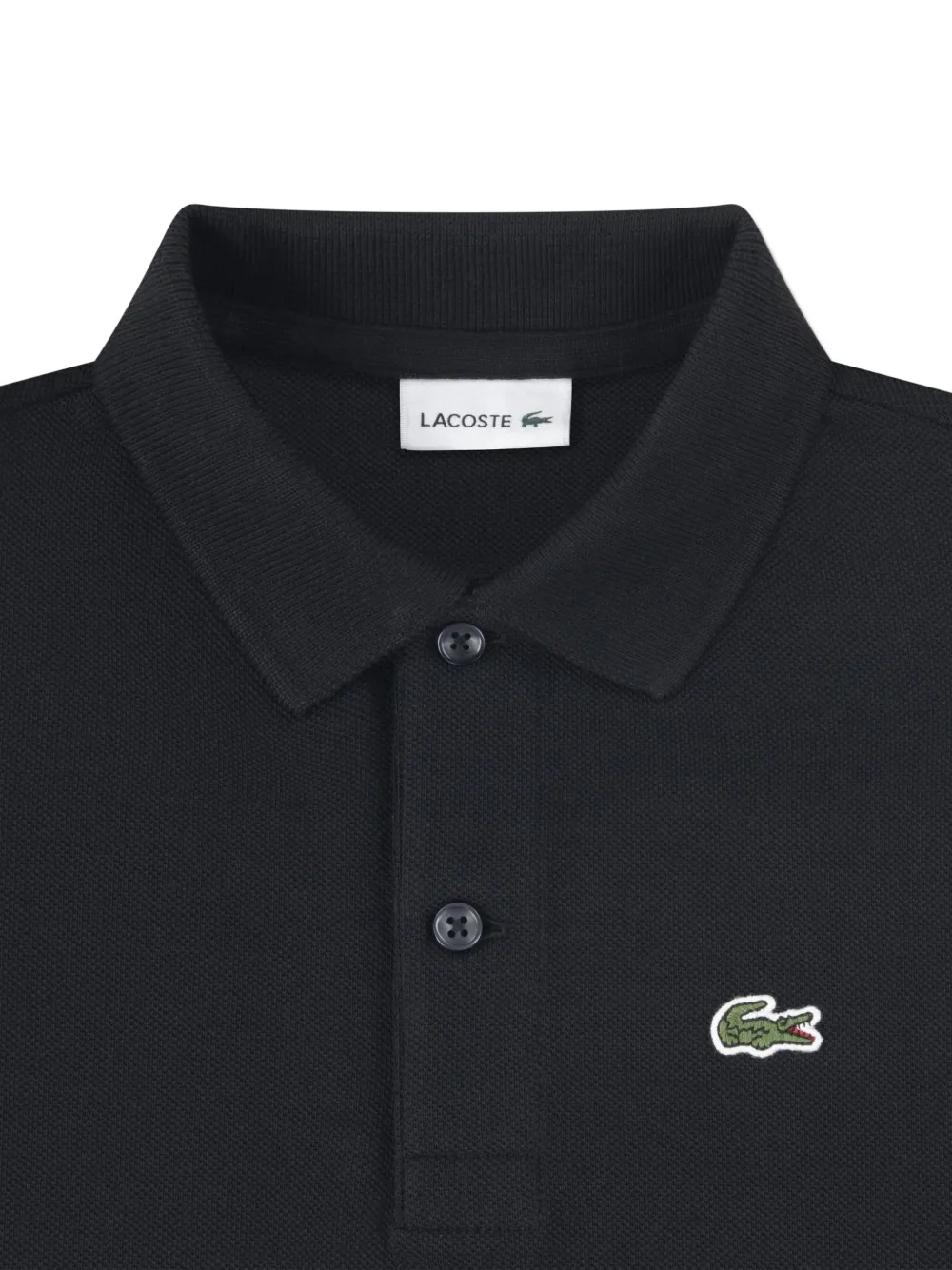 Lacoste Kids Poloshirt met logopatch Zwart