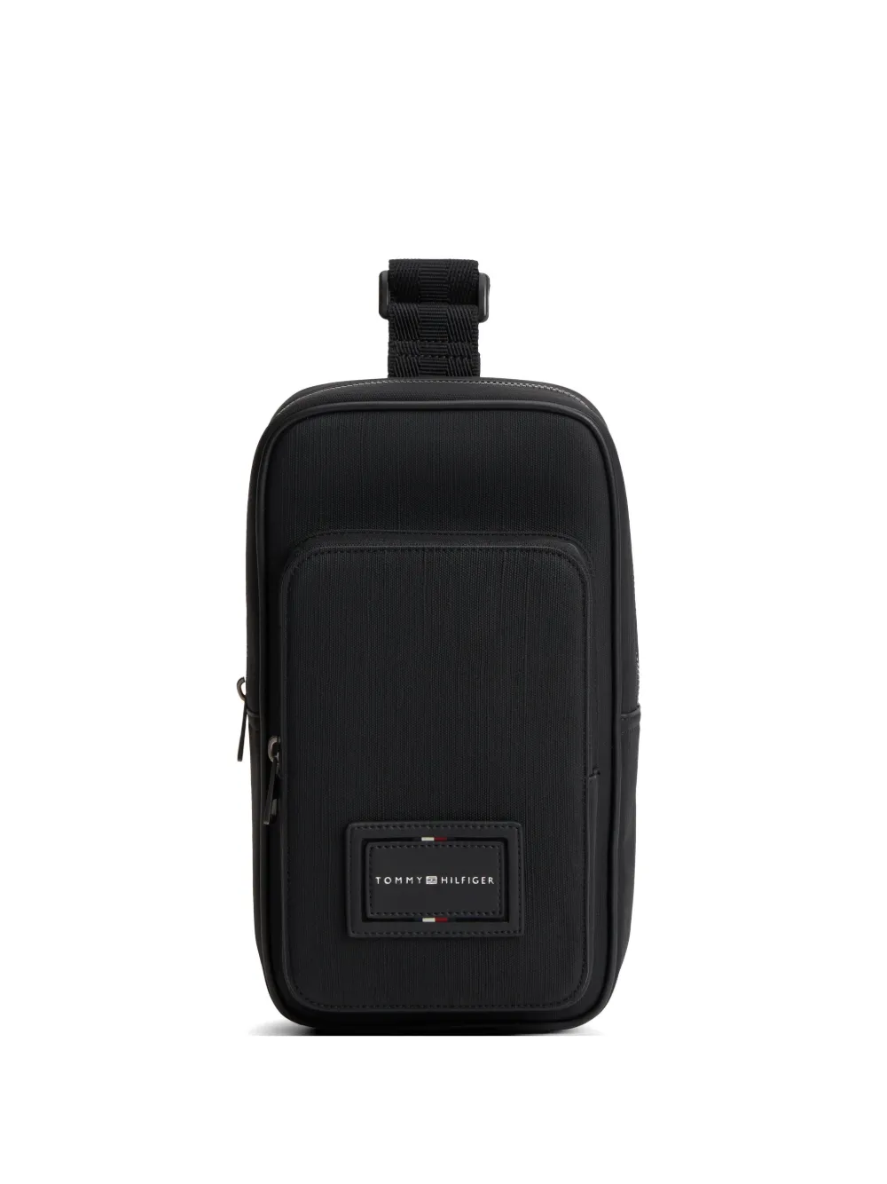 Tommy Hilfiger logo-patch messenger bag - Nero