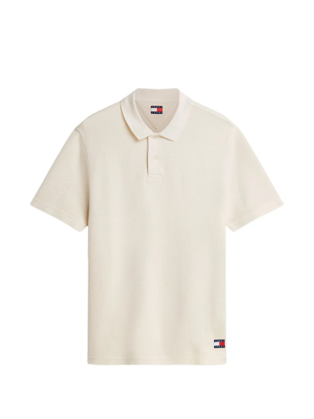 Tommy Hilfiger waffle-knit polo shirt - Toni neutri