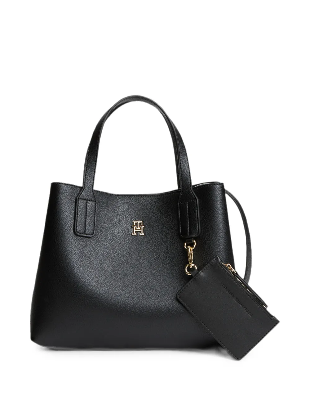 Tommy Hilfiger logo-plaque shoulder bag - Nero
