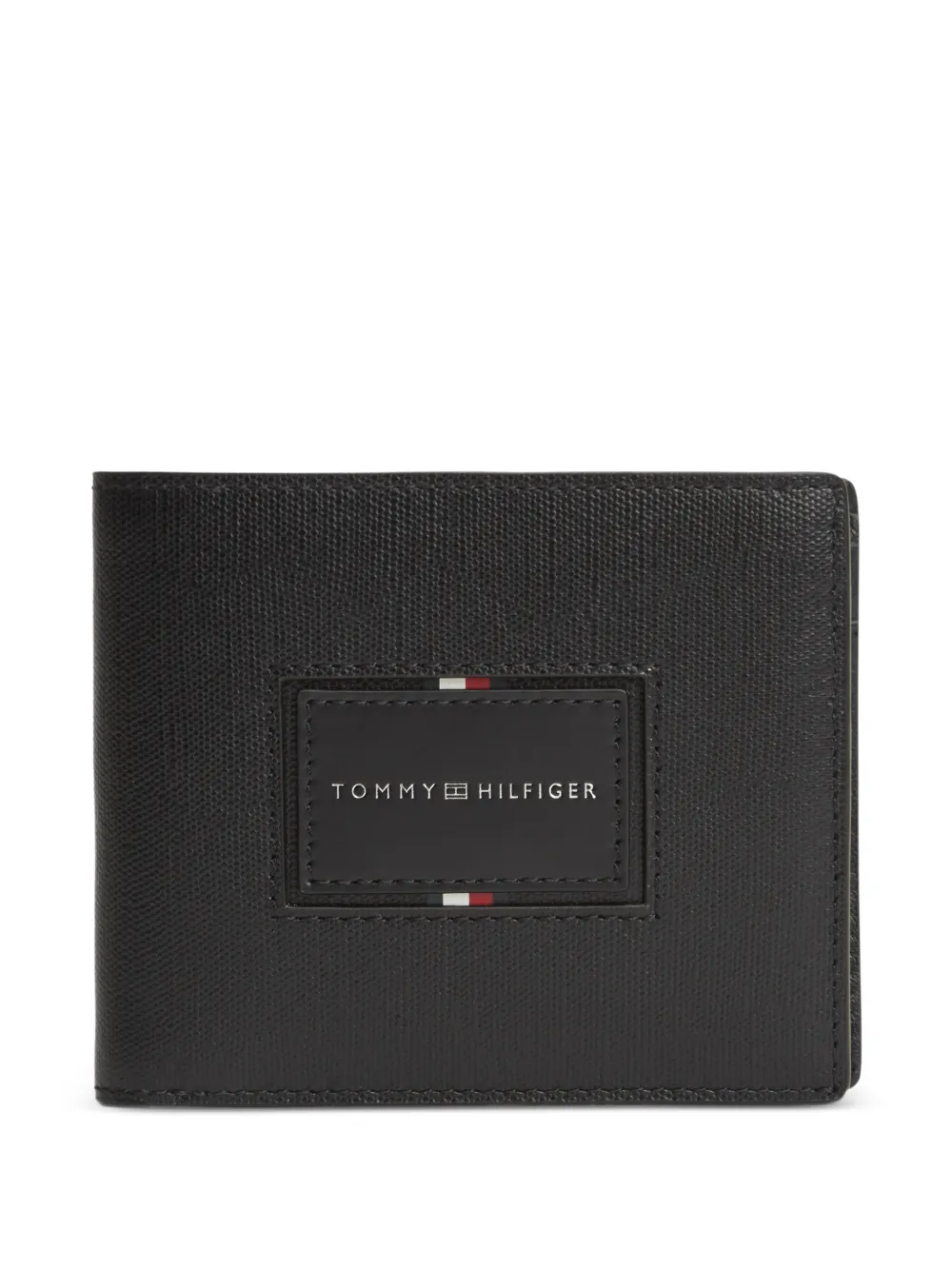 Tommy Hilfiger logo-patch bifold wallet - Nero