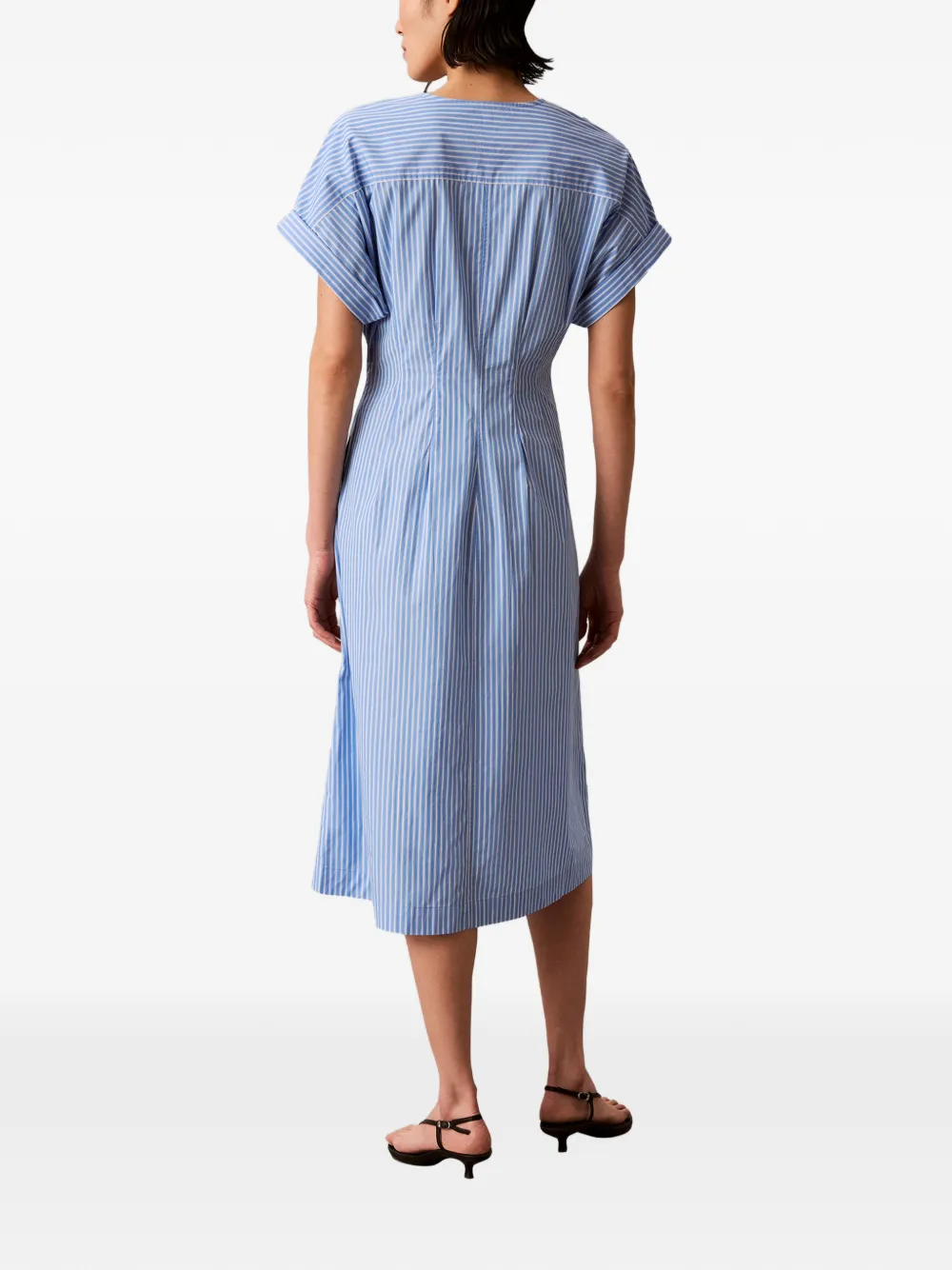 Calvin Klein Gestreepte jurk Blauw