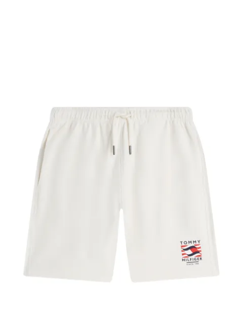 Tommy Hilfiger logo-print drawstring shorts