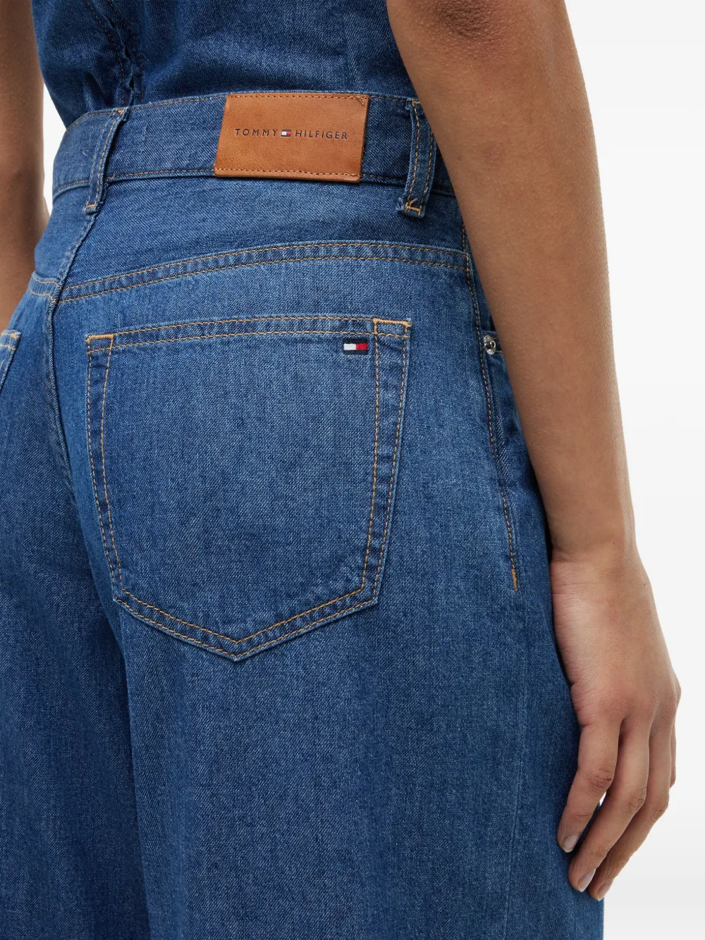 Tommy Hilfiger 70s jeans met wijde pijpen Blauw