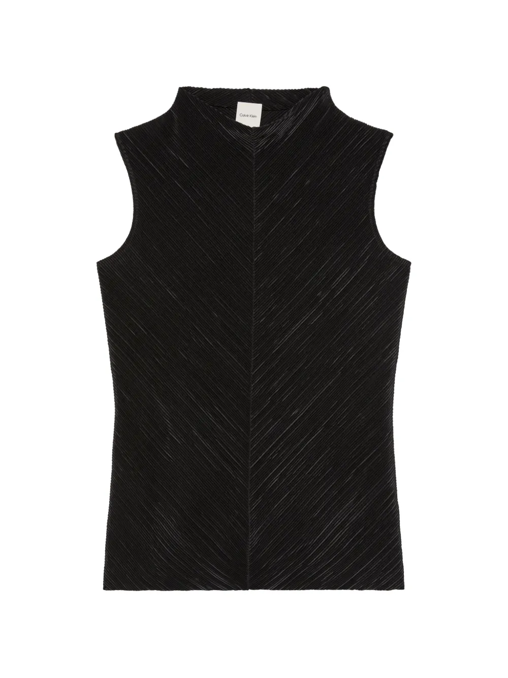 Calvin Klein plissé sleeveless top - Nero