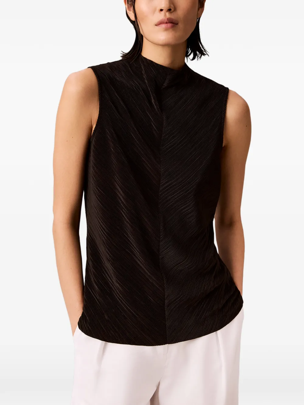 Calvin Klein Mouwloze tanktop Zwart