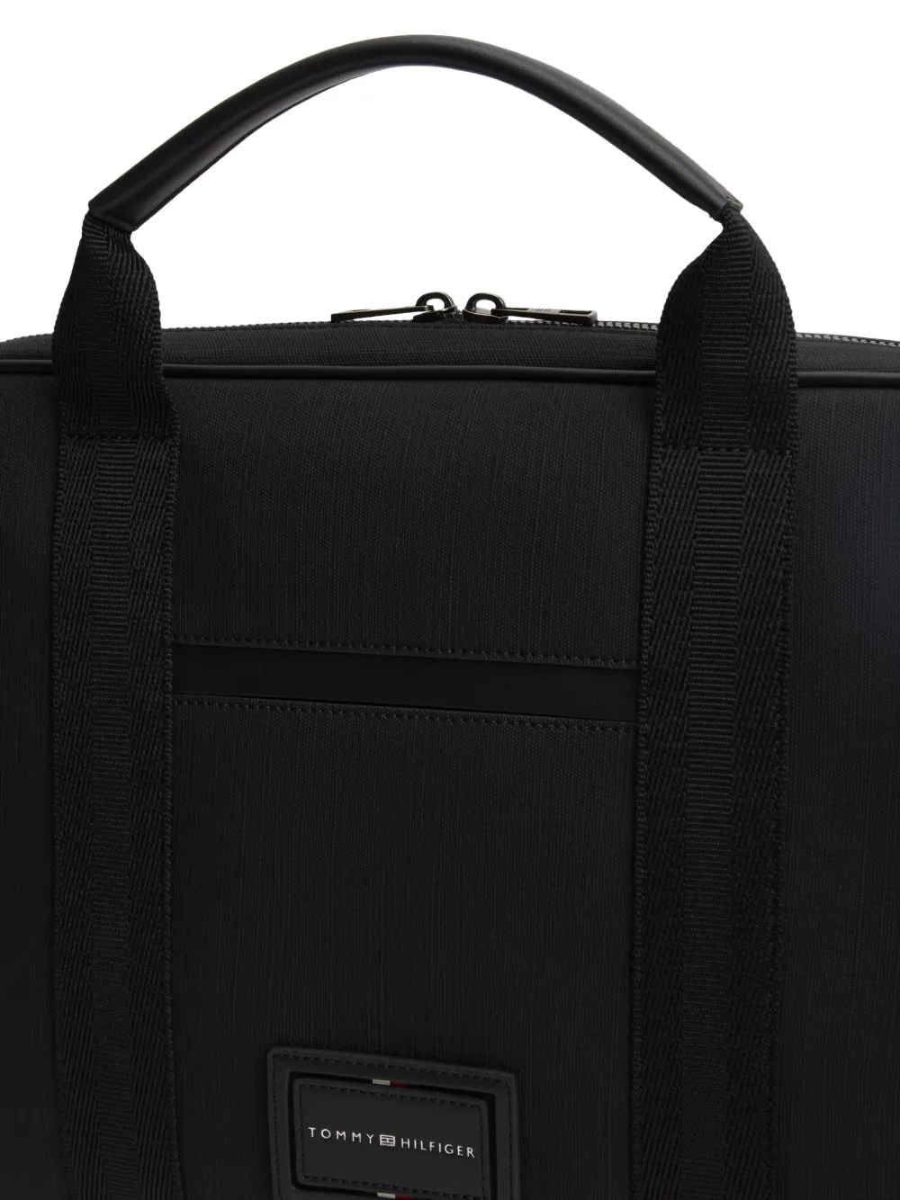 Tommy Hilfiger Laptoptas met logopatch Zwart