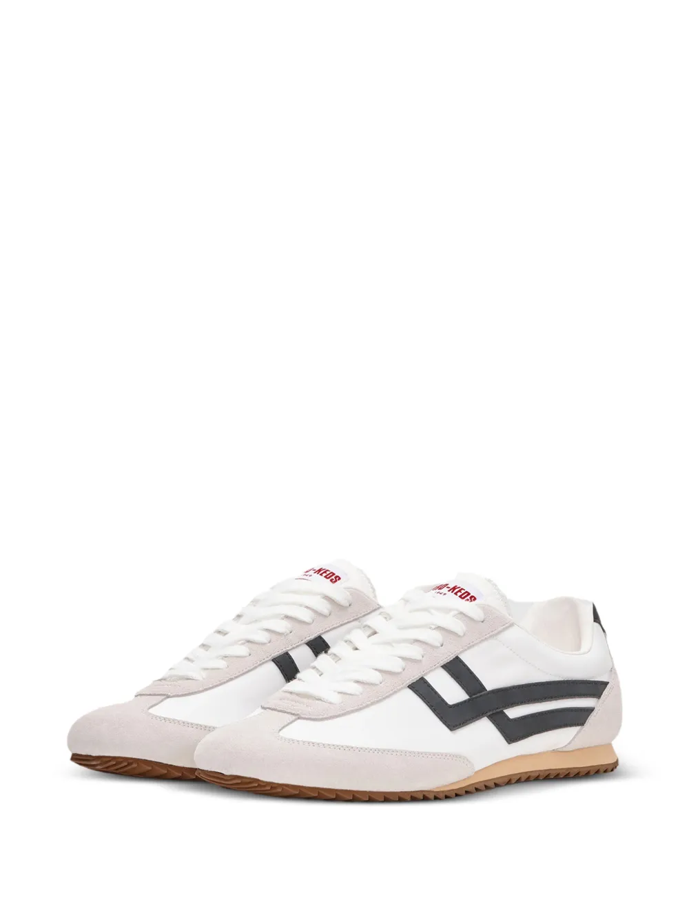 Pro-Keds Racer 77 leather-trim sneakers Wit