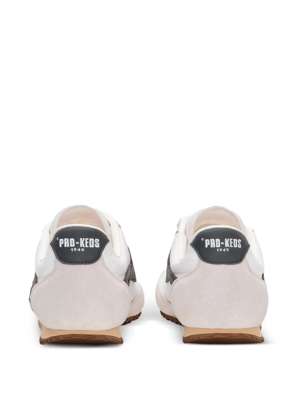 Pro-Keds Racer 77 leather-trim sneakers Wit