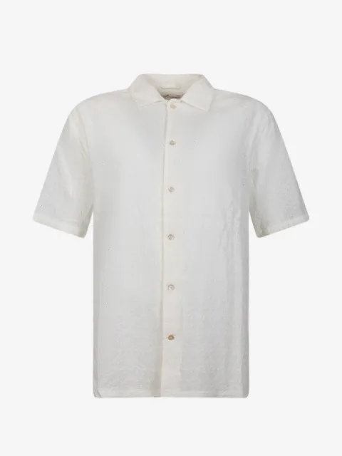 MC2 Saint Barth camisa con bordado inglés