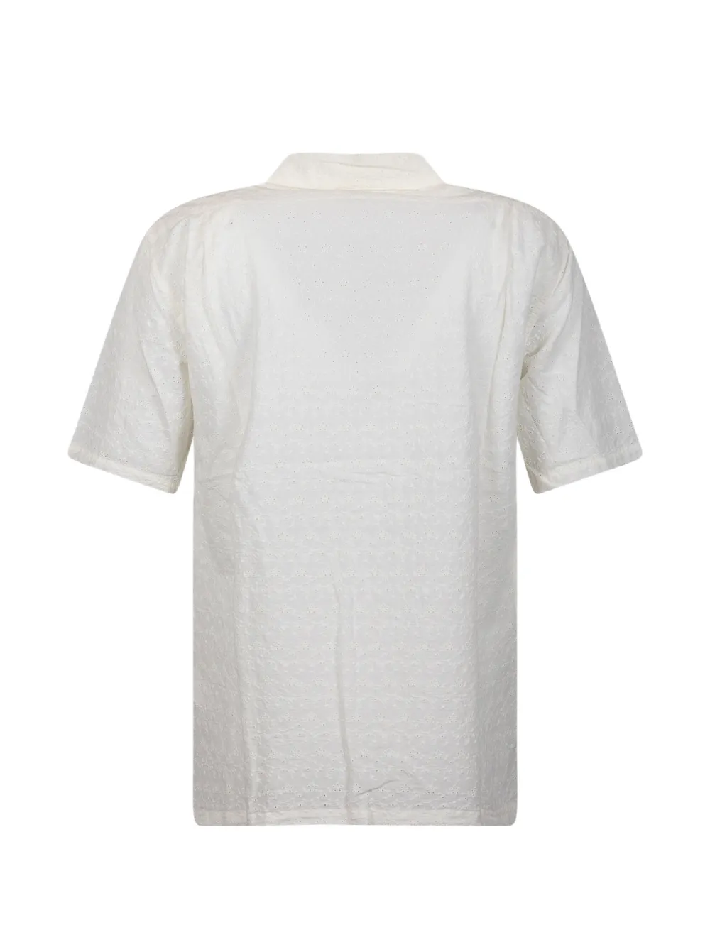MC2 Saint Barth Overhemd met broderie anglaise Wit