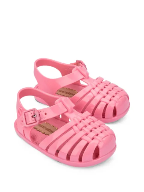 Mini Melissa Possession caged buckle-fastening sandals