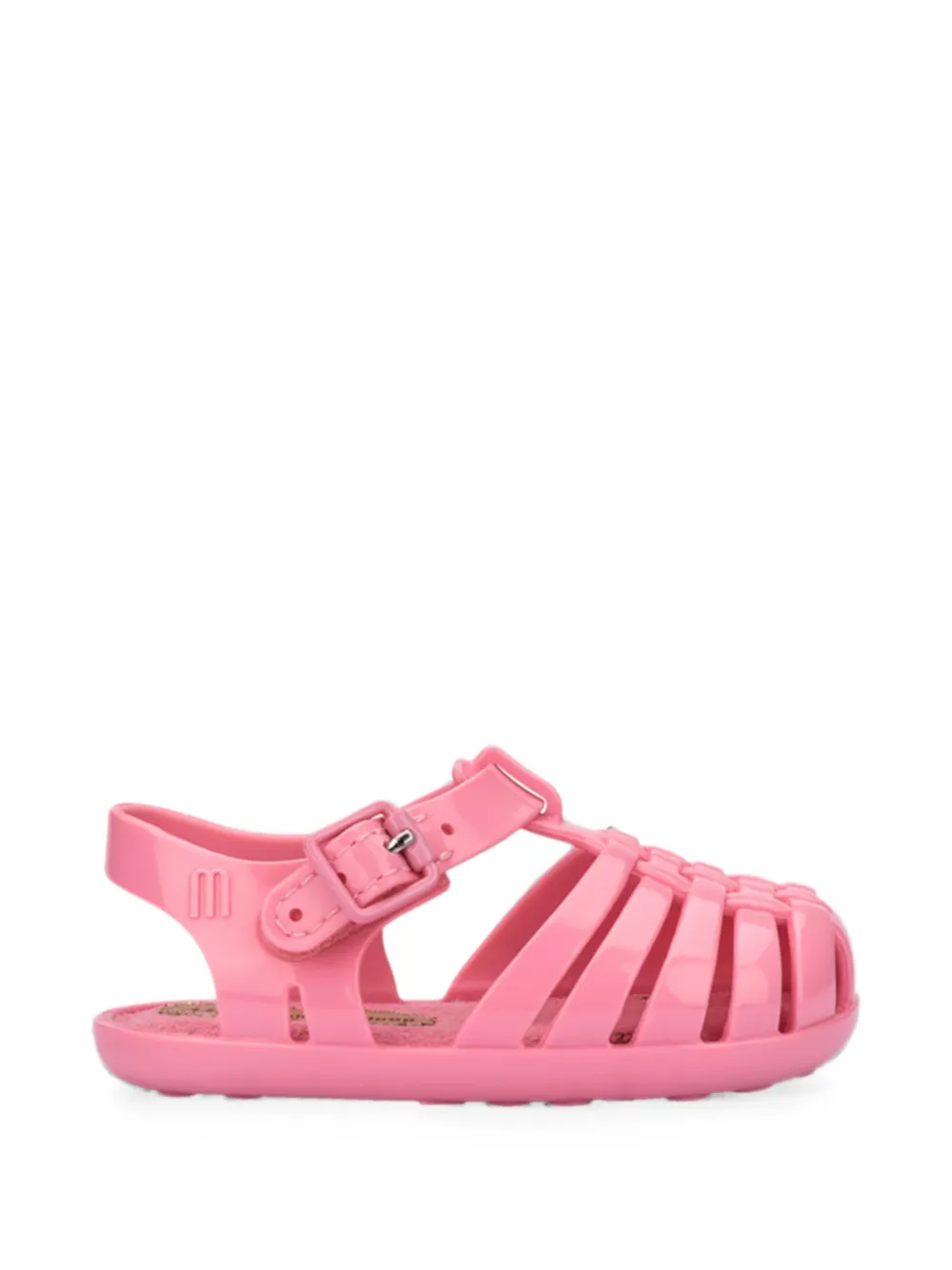 Mini Melissa Possession caged buckle-fastening sandals Roze