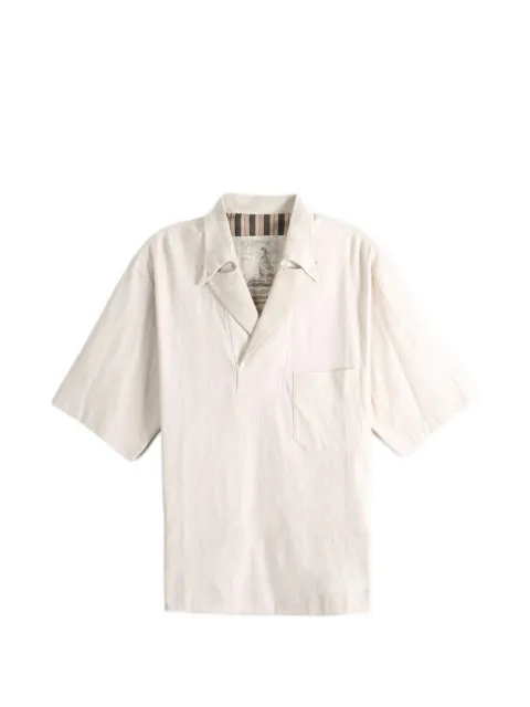 Ziggy Chen spread collar T-shirt