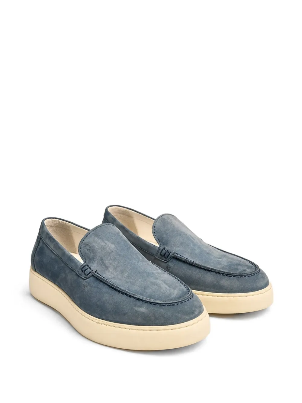 Poche Paris suede slip-on loafers - Blu