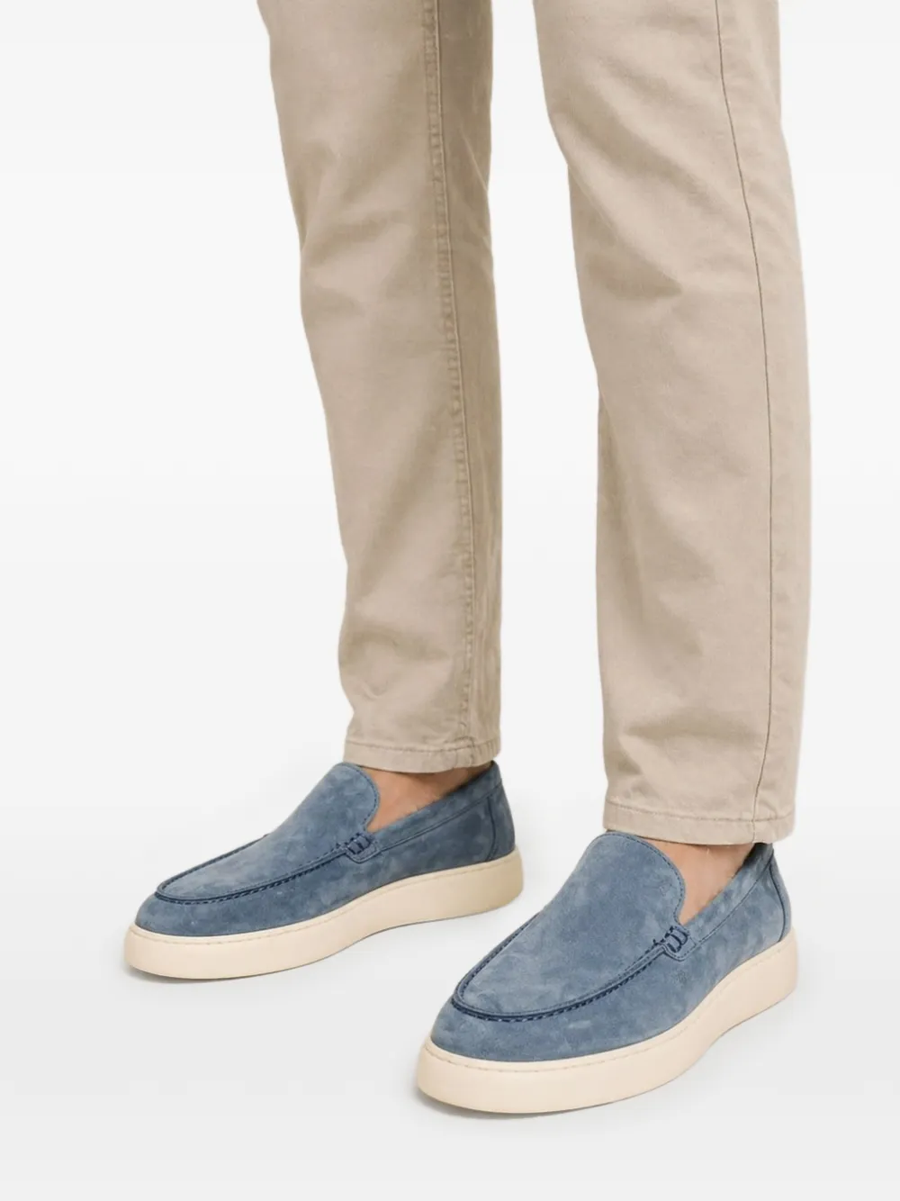 Poche Paris Suède loafers Blauw