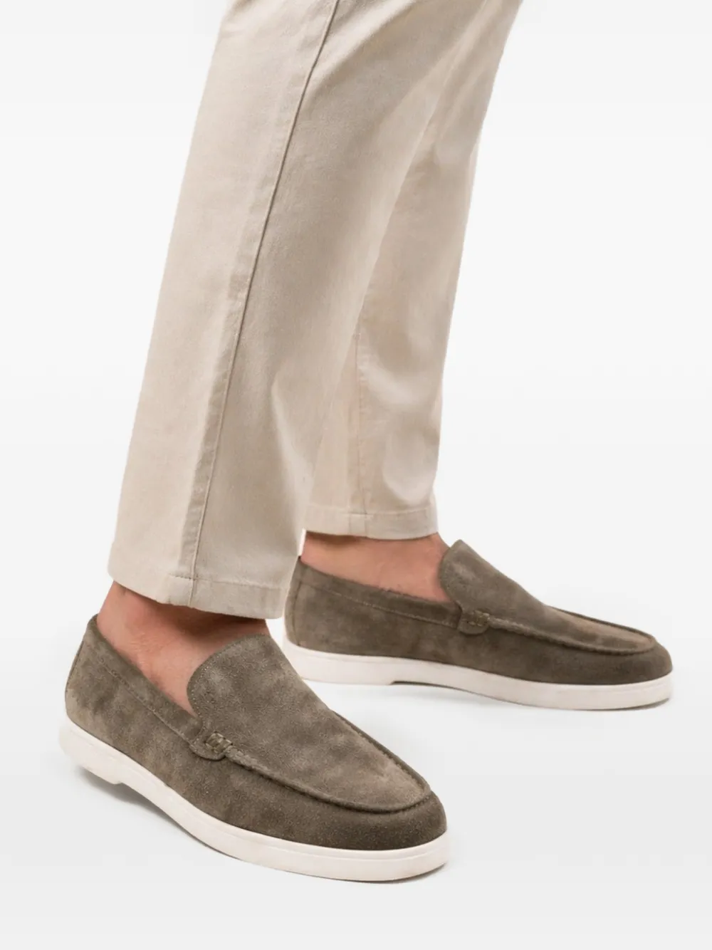 Poche Paris Suède loafers Groen