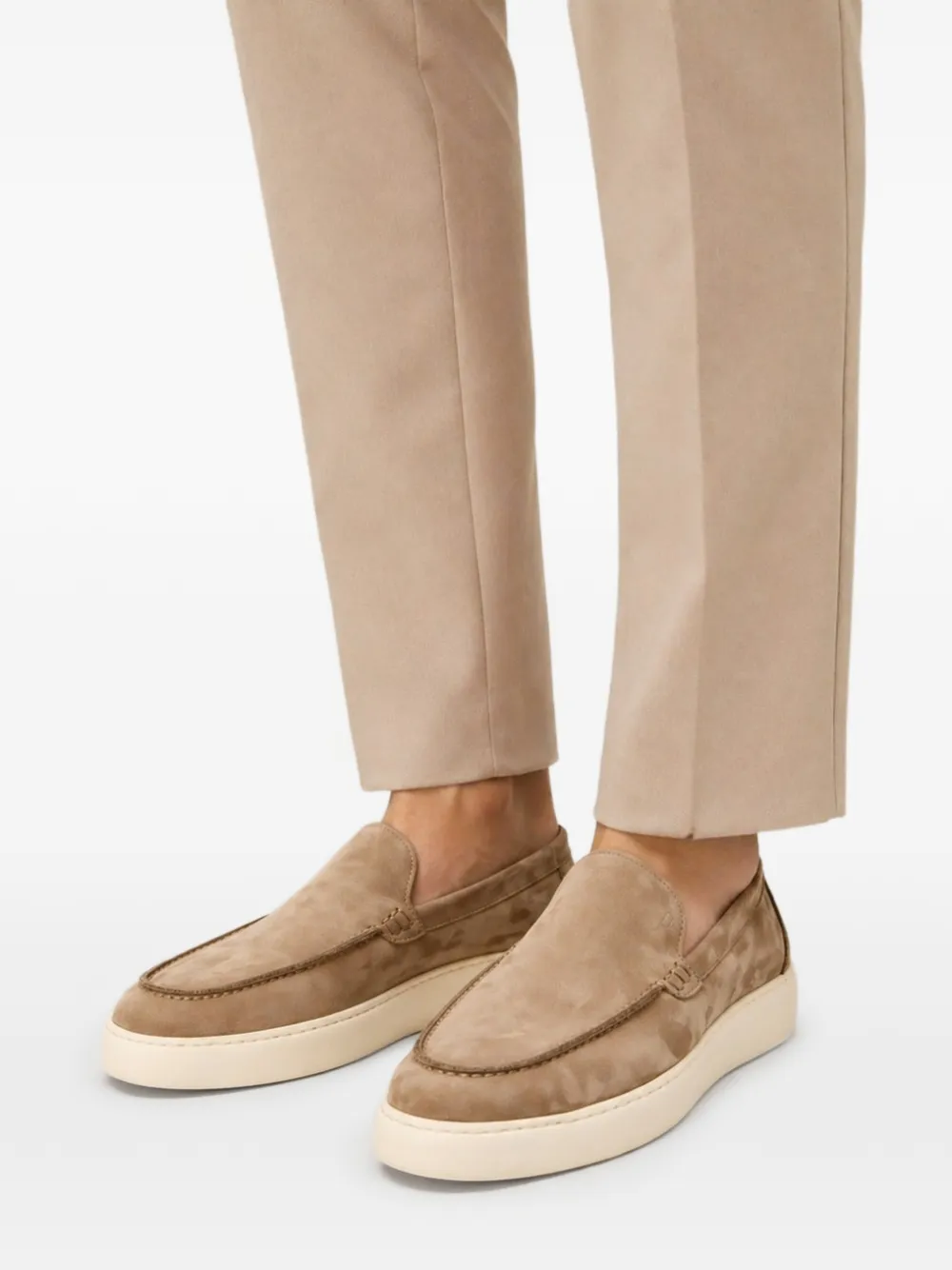 Poche Paris Suède loafers Beige