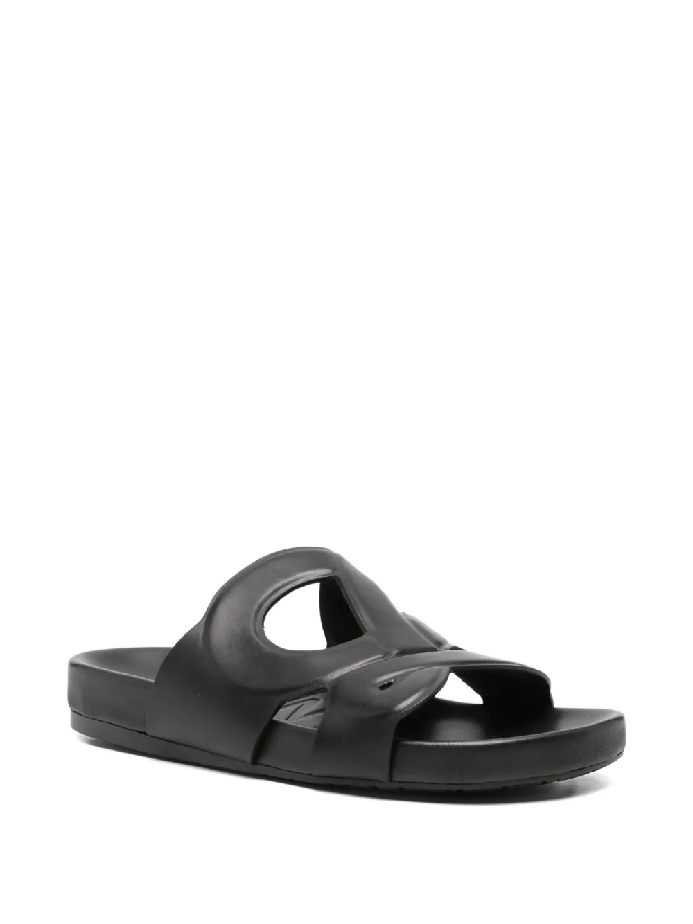 LOEWE Sandalen met logoprint Zwart