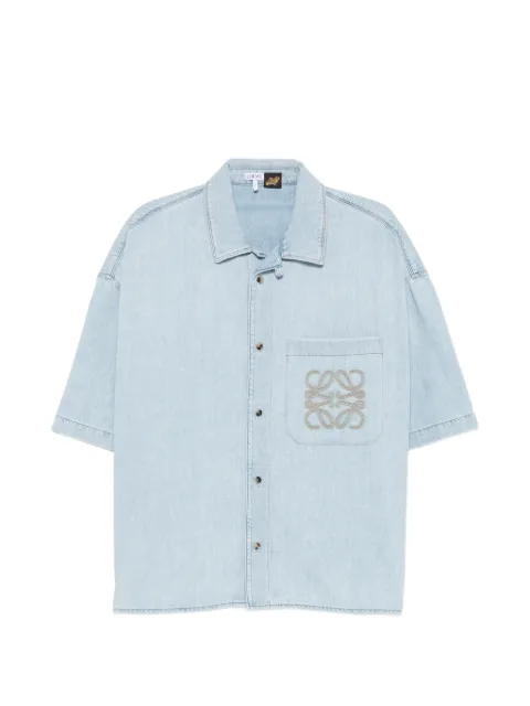 LOEWE short sleeve shirt in denim
