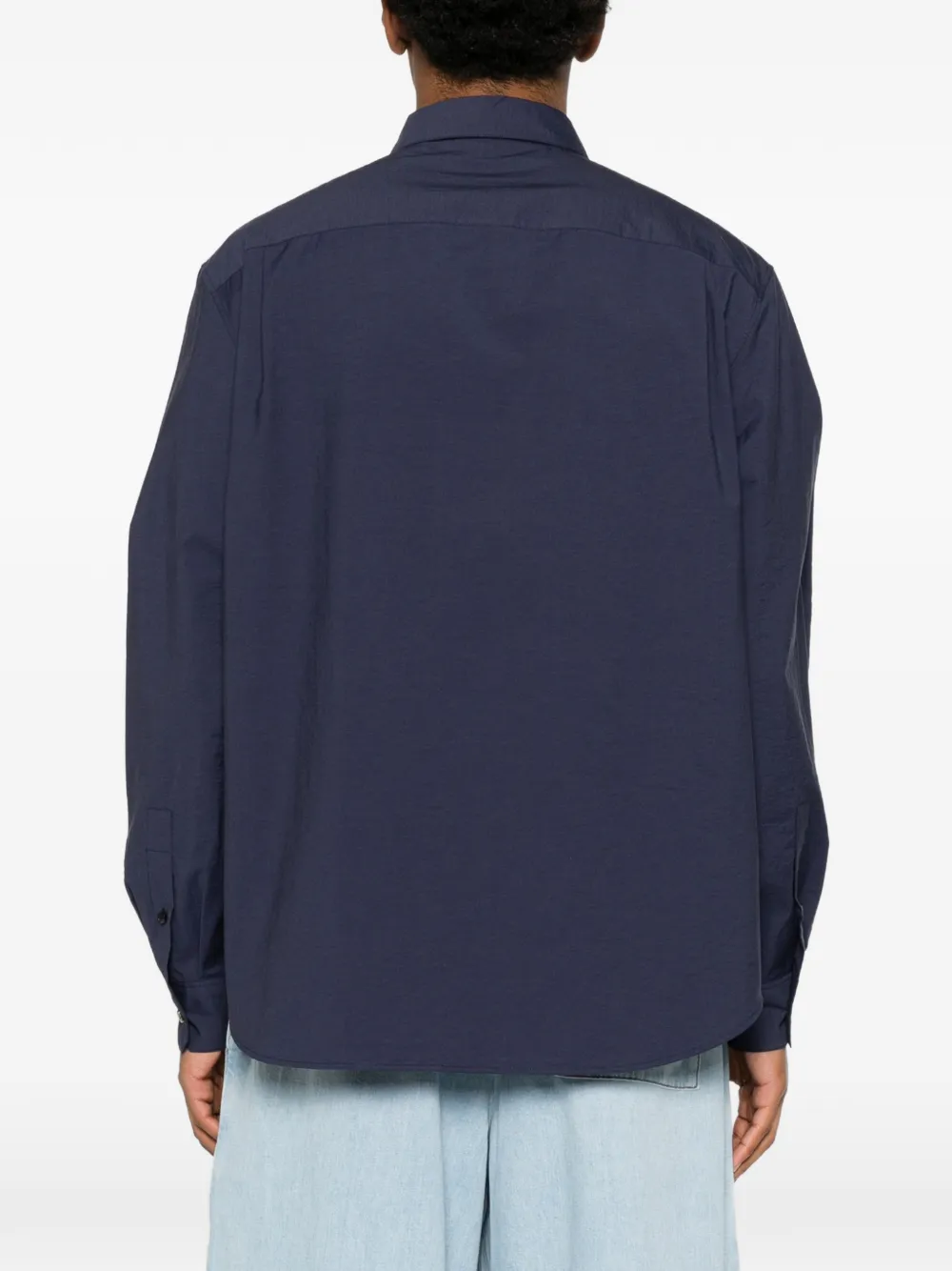 LOEWE Overhemd met ronde hals Blauw