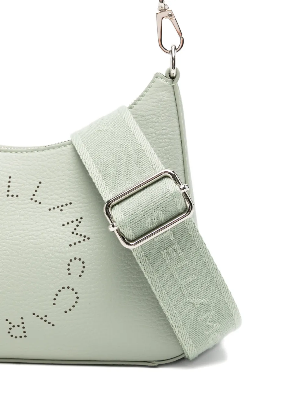 Stella McCartney Schoudertas met geperforeerd logo Groen