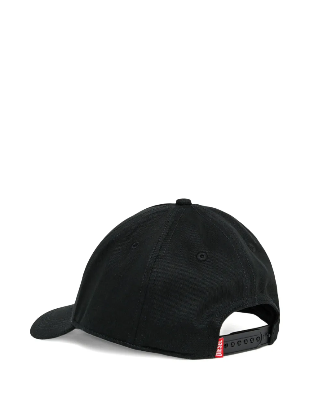 Diesel Kids Honkbalpet met logoprint Zwart