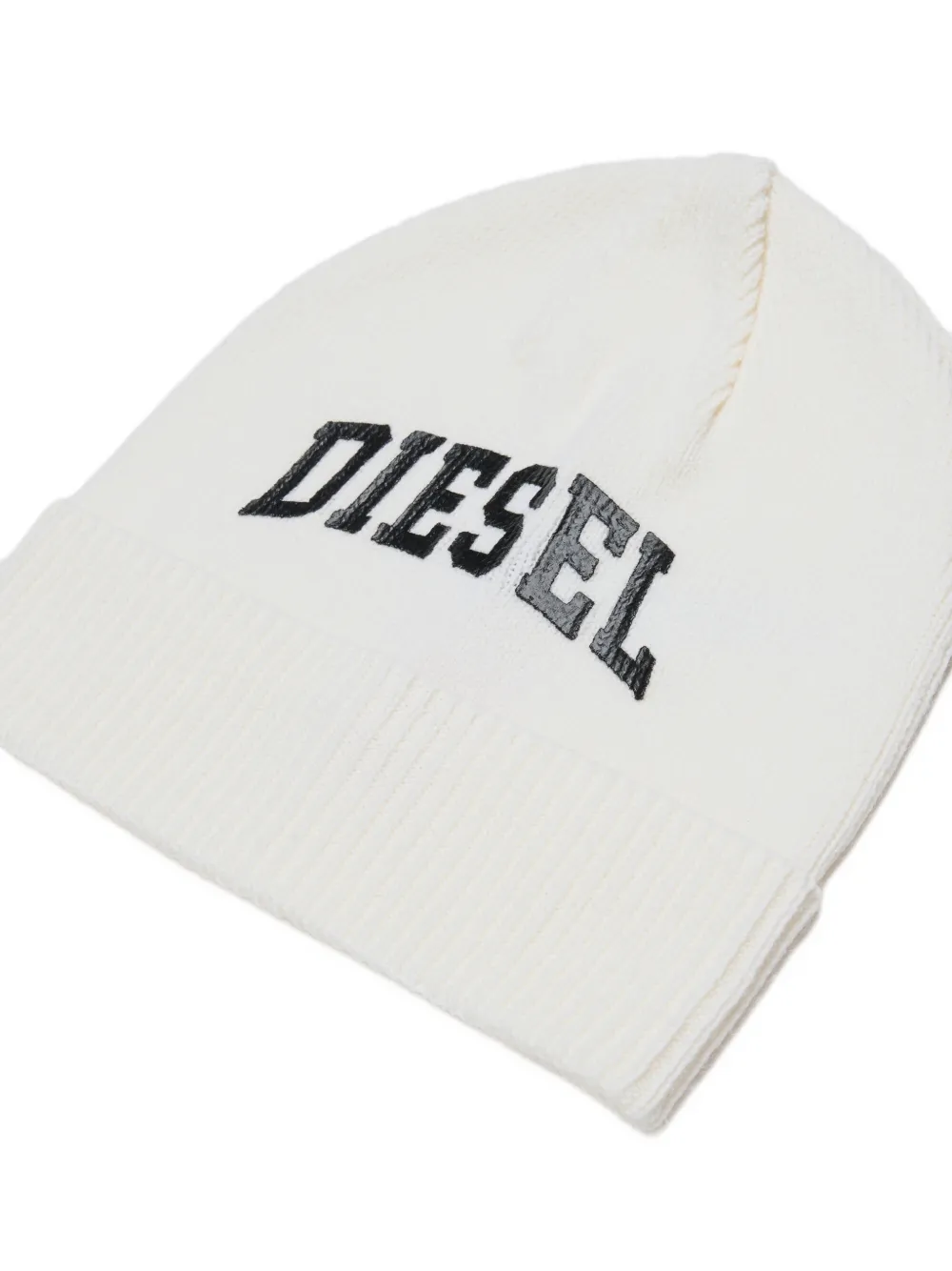 Diesel Kids Muts met logoprint Wit