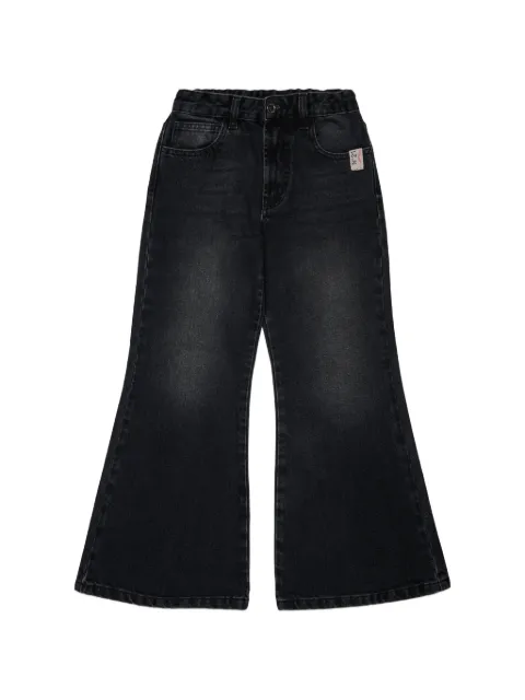 Nº21 Kids jeans con logo bordado