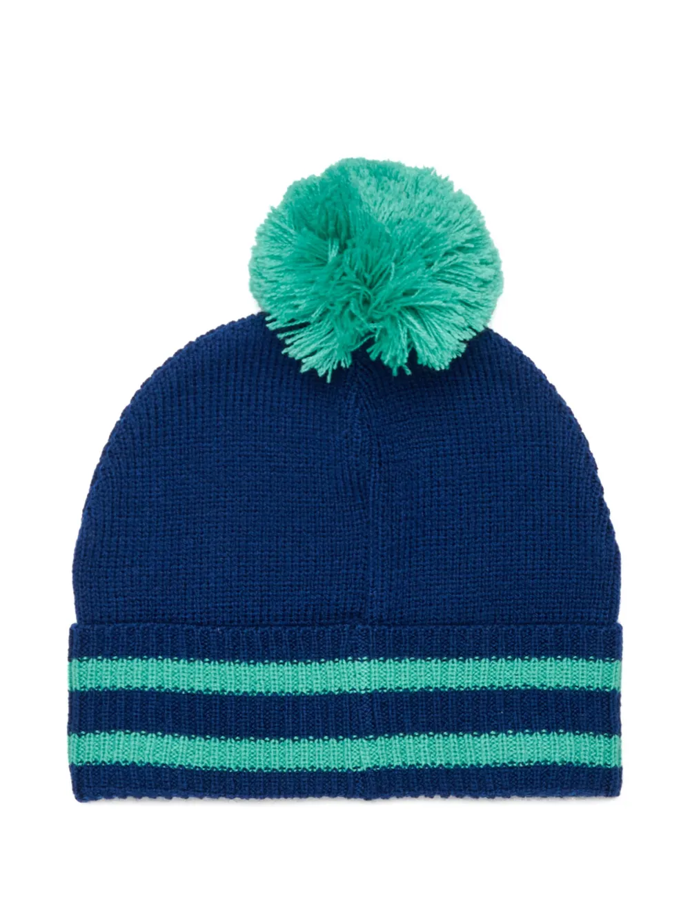 Diesel Kids Muts met pompon en logo Blauw
