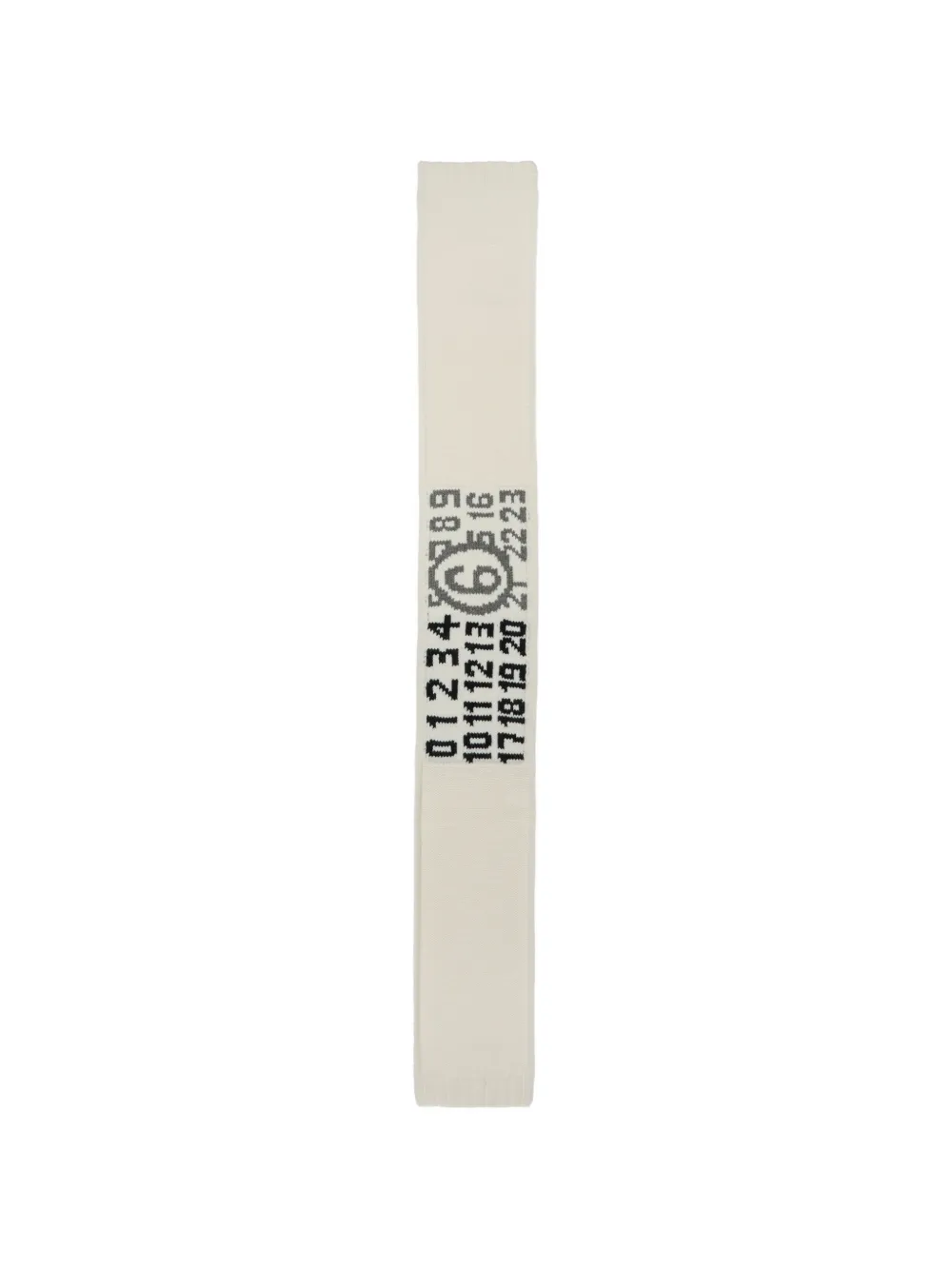 MM6 Maison Margiela Kids Gebreide sjaal Beige