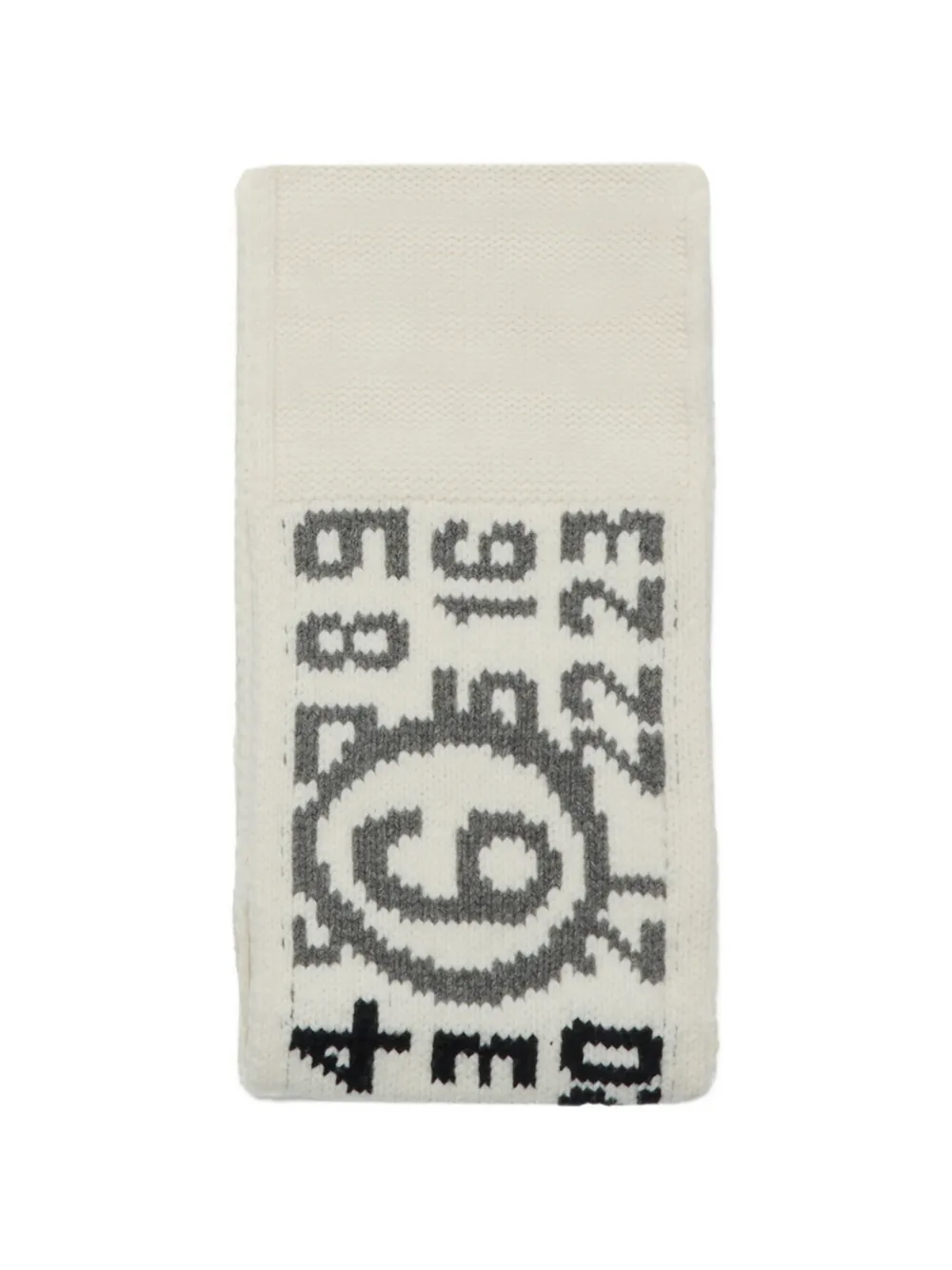 MM6 Maison Margiela Kids Gebreide sjaal Beige