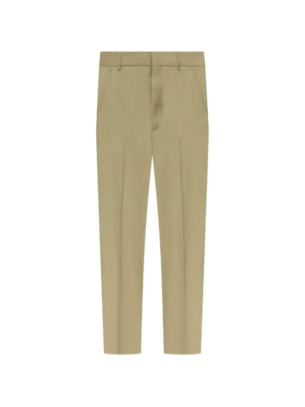 Kenzo pressed-crease tailored trousers - 50|Green